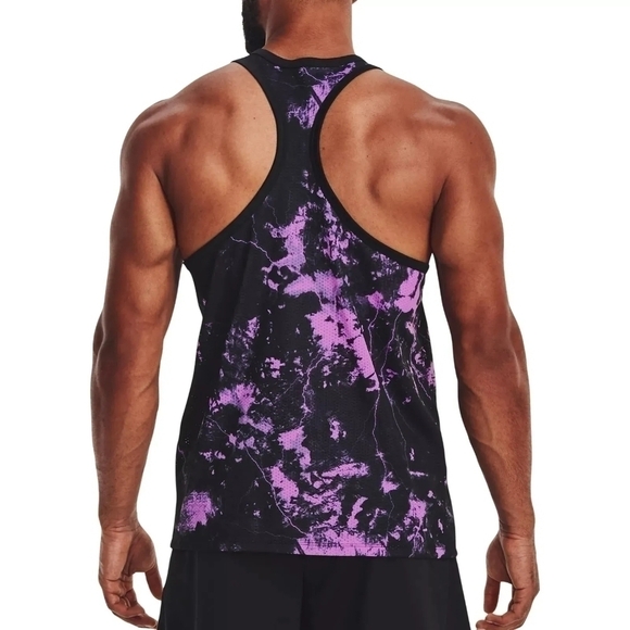 Under Armour Project Rock Mesh Printed Tank Top Shirt Medium NWT - Picture 5 of 9
